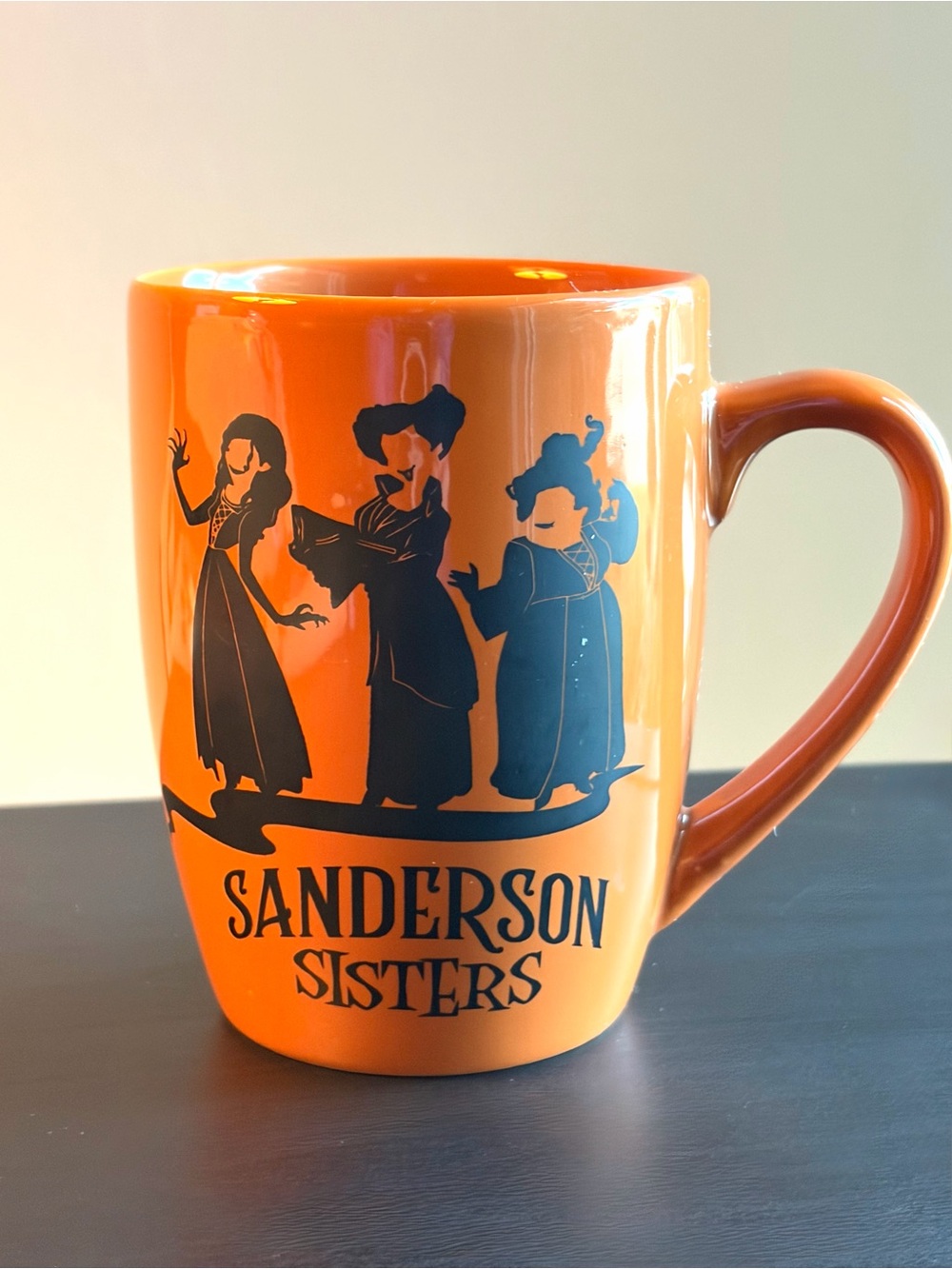 🧙🧡Disney Hocus Pocus Winifred Sanderson Orange Halloween Coffee Tea Mug